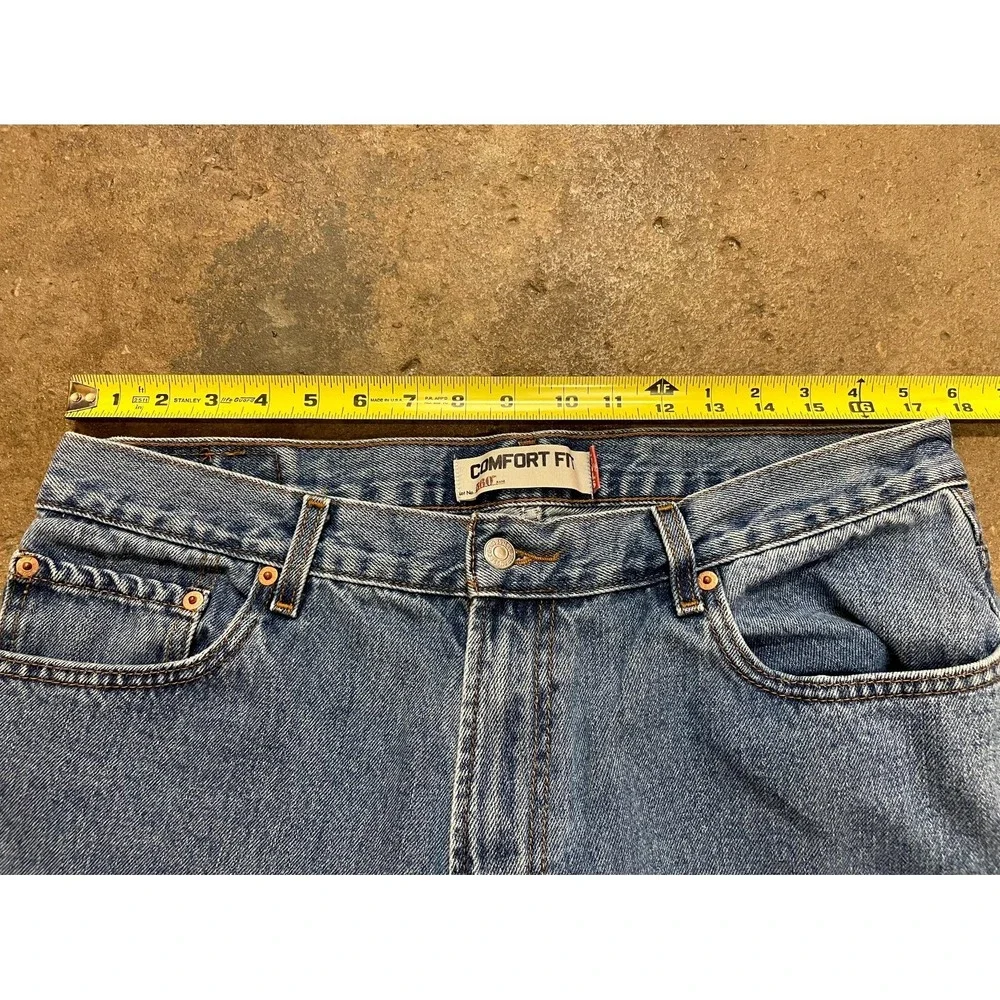 VTG Levi's 560 Comfort Fit Jeans Men 36x34 Blue Denim Stonewash Cotton High Rise